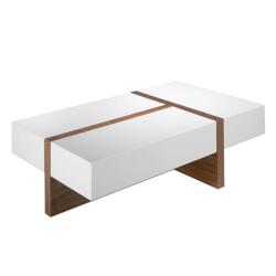 AC Atelier Masuta eleganta design LUX cu spatiu de depozitare Glossy White AC 2060 (AC 2060-MH1316A) Masa de cafea
