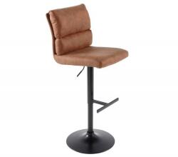 IV Interior Concept Set 2 scaune de bar Comfort microfibra maro vintage (A-43651 VC)