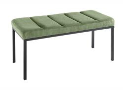 IV Interior Concept Bancheta tapitata design modern Boutique 80cm, verde (A-43313 VC)