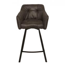 IV Interior Concept Scaun bar cu brate, elegant, Loft microfibra gri antic A-39081 VC (A-39081 VC)