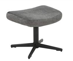 IV Interior Concept Taburetele/ Suport pentru picioare VOGUE catifea gri (A-46704 VC)