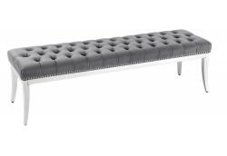 IV Interior Concept Banca de bar stil baroc Castle Deluxe 165cm, gri (A-43212 VC)