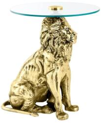 IV Interior Concept Masuta laterala design unic WILDLIFE LION 60cm (A-44827 VC) Masa de cafea