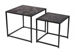 IV Interior Concept Set de 2 masute design industrial Slim Line (A-44179 VC) Masa de cafea