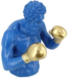 IV Interior Concept Statueta decorativa BOXER 50cm albastru/ auriu (A-48033 VC)