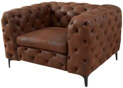 IV Interior Concept Fotoliu design Chesterfield, Microfibra, Maro Antic, MODERN BAROCK (A-44399 VC)