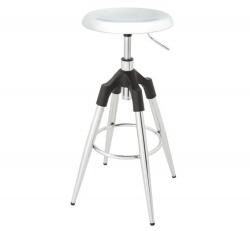 IV Interior Concept Scaun de bar pivotant Industrial 80cm, crom (A-43656 VC)