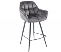 IV Interior Concept Set 2 scaune de bar pivotante Papillon gri (A-43883 VC)