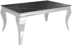IV Interior Concept Masuta MODERN BAROCK 100cm crom/ negru A-44368 VC (A-44368 VC) Masa de cafea