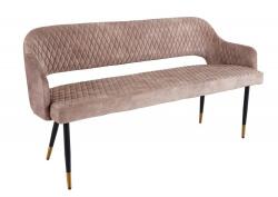 IV Interior Concept Bancheta tapitata design modern Paris 160cm, champagner greige (A-43682 VC)