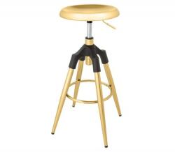 IV Interior Concept Scaun de bar pivotant Industrial 80cm, auriu (A-43654 VC)