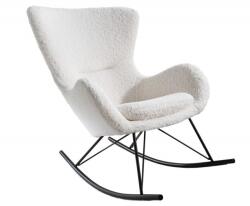 IV Interior Concept Scaun balansoar modern Scandinavia boucle alb (A-43139 VC)