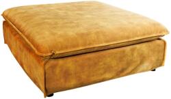 IV Interior Concept Taburete confortabil, suport pentru picioare Heaven 100cm, catifea galben mustar (A-40832 VC)