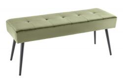IV Interior Concept Bancheta tapitata design modern Boutique 100cm, verde masliniu (A-43321 VC)
