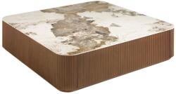 AC Atelier Masuta de cafea deosebita design LUX Walnut-Marble (AC 2140) Masa de cafea