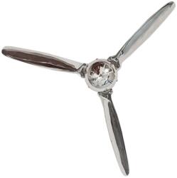 IV Interior Concept Elice cu surub, decoratiune perete Propeller Screw III 90cm, argintiu A-38540 VC (A-38540 VC)
