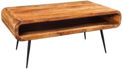 IV Interior Concept Masuta design industrial vintage Alpha 90cm Sheesham stone (A-43749 VC) Masa de cafea