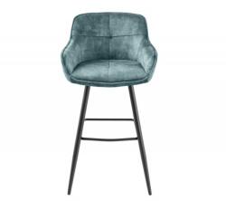 IV Interior Concept Set 2 scaune de bar Euphoria albastru petrol (A-43691 VC)