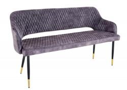 IV Interior Concept Bancheta tapitata design modern Paris 160cm, gri (A-43680 VC)