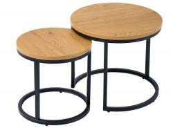 IV Interior Concept Set de 2 masute design industrial Elegance (A-43643 VC) Masa de cafea