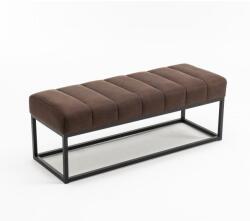 IV Interior Concept Bancheta tapitata Petit Beaute 110cm, maro antic (A-44426 VC)