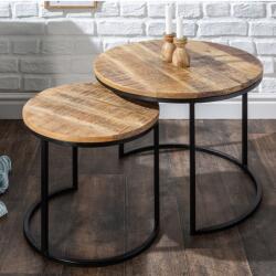 IV Interior Concept Set de 2 masute design industrial, Elements A-39656 VC (A-39656 VC) Masa de cafea