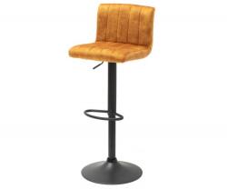 IV Interior Concept Set 2 scaune de bar Portland catifea galben mustar (A-41422 VC)