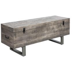 IV Interior Concept Cufar din lemn Factory Loft 115cm, mango gri A-39664 VC (A-39664 VC)