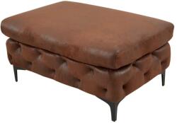 IV Interior Concept Taburete elegant stil Chesterfield, Microfibra, Maro Antic, MODERN BAROCK 90cm (A-44403 VC)