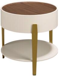 AC Atelier Masuta auxiliara design LUX Walnut-Bej (AC 2150) Masa de cafea