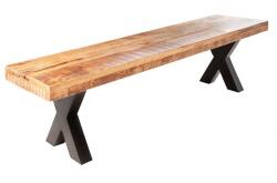 IV Interior Concept Banca industrial style Iron Craft mango, 160cm (A-42339 VC)