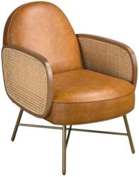 AC Atelier Fotoliu design LUX, Ratan, Piele Naturala 5162 (AC 5162)