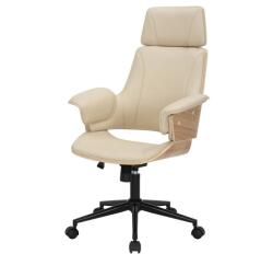 IV Interior Concept Scaun de birou pivotant Manhattan bej crem (A-47717 VC)