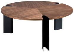 AC Atelier Masuta de cafea moderna design LUX Wood and Black, 90cm (AC 2113-MH2206A) Masa de cafea