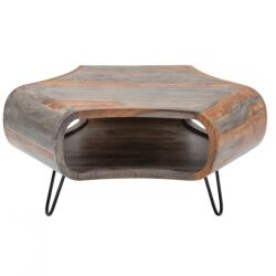 IV Interior Concept Masuta design deosebit Organic Living 60cm Sheesham gri A-39753 VC (A-39753 VC) Masa de cafea