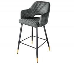 IV Interior Concept Set 2 scaune de bar Paris gri verzui (A-41517 VC)