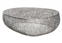 IV Interior Concept Masuta cu aspect deosebit Leaf 120cm, argintiu (A-40284 VC) Masa de cafea
