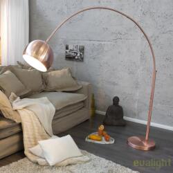 IV Interior Concept Lampadar inalt si elegant cu arc extensibil si abajur de 32cm, Big Bow cupru A-21599 VC (A-21599 VC)