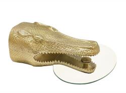 IV Interior Concept Masuta suspendata design WILDLIFE CROCODILE 75cm (A-46434 VC) Masa de cafea