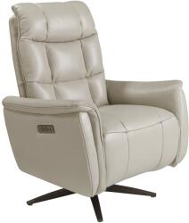 AC Atelier Fotoliu design LUX cu functia relax Cowhide Grey leather (AC 5114)