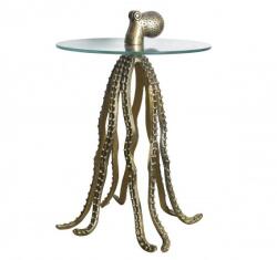 IV Interior Concept Masuta design unicat Wildlife Octopus 65cm (A-43498 VC) Masa de cafea