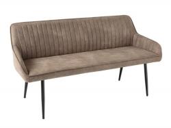 IV Interior Concept Bancheta tapitata design modern Turin 160cm, microfibra taupe (A-43693 VC)