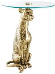 IV Interior Concept Masuta laterala design unic WILDLIFE PANTHER 60cm (A-44825 VC) Masa de cafea