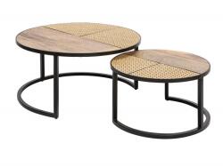 IV Interior Concept Set de 2 masute design vintage ViennaLounge (A-40135 VC) Masa de cafea