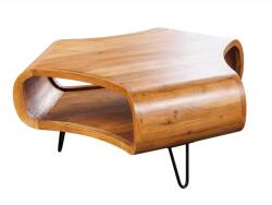 IV Interior Concept Masuta din lemn de salcam ORGANIC LIVING 90cm (A-47095 VC) Masa de cafea