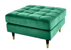 IV Interior Concept Taburete elegant Cozy Velvet 80cm, catifea verde smarald (A-43133 VC)