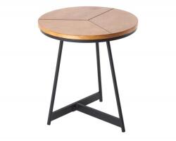 IV Interior Concept Masuta laterala design industrial vintage Oak Elegance 45cm (A-41204 VC) Masa de cafea