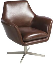 AC Atelier Fotoliu pivotant tapitat cu piele George (AC 5093-A832-M1595)