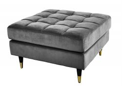 IV Interior Concept Taburete elegant Cozy Velvet 80cm, catifea gri (A-43132 VC)