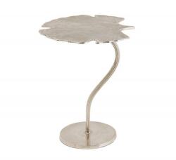 IV Interior Concept Masuta auxiliara cu aspect deosebit Ginkgo Leafs 53cm, argintiu (A-41790 VC) Masa de cafea